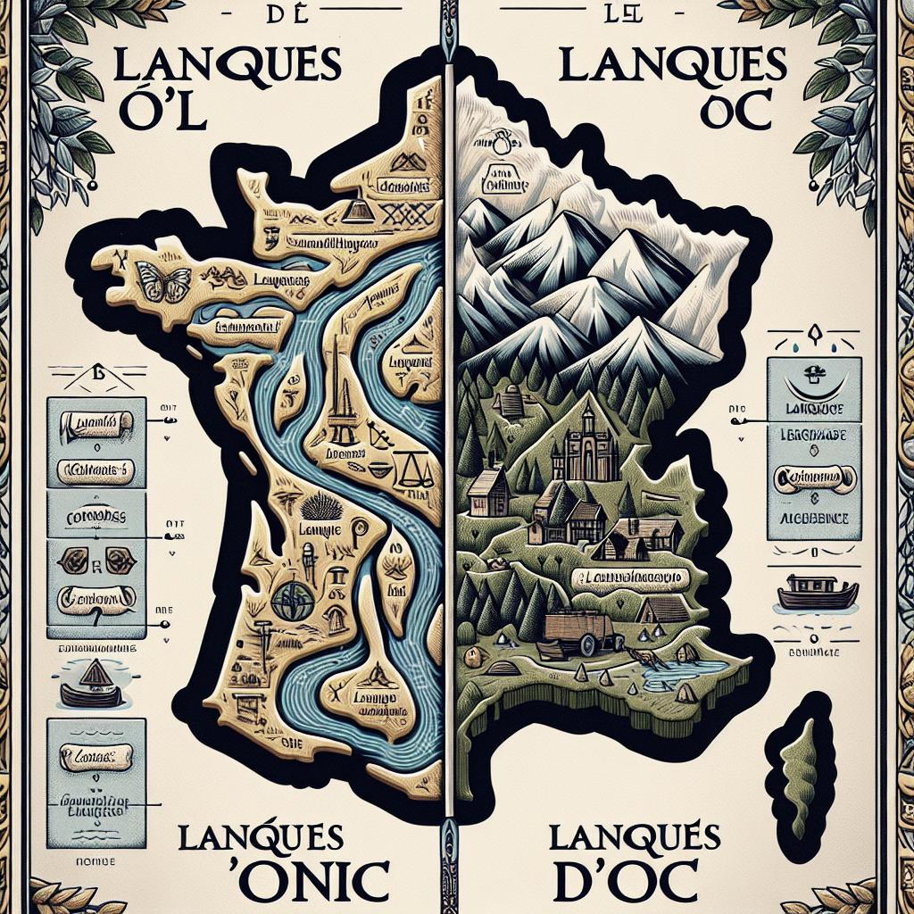 Langues d’oïl vs Langues d’oc : Comprendre les Différences